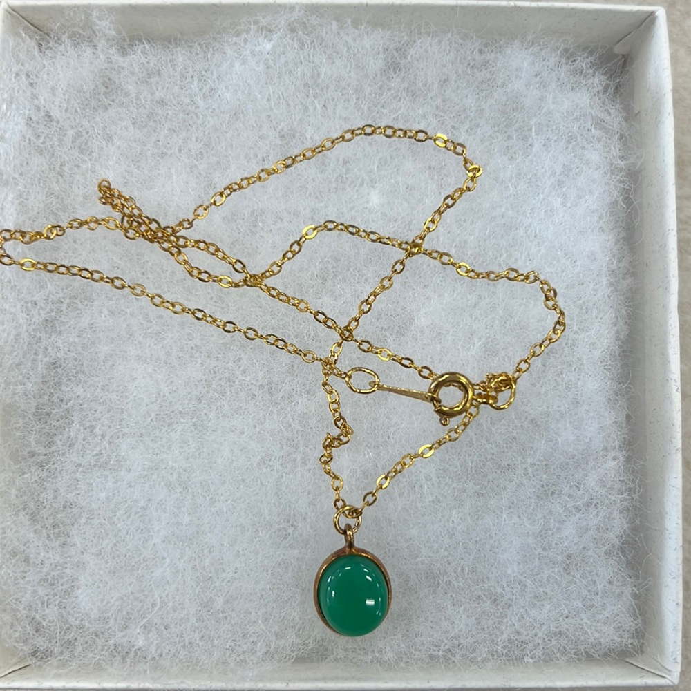 Green Gemstone Necklaces!